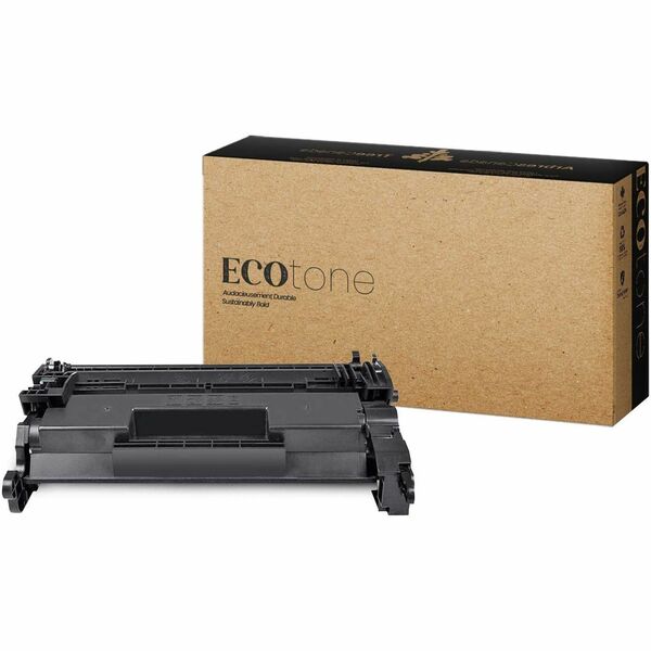 Ecotone Remanufactured Toner Cartridge CF258A - Black - 1 Pack - 3000 Pages