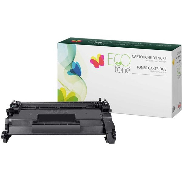 EcoTone Remanufactured Toner Cartridge - Alternative for HP CF258A - Black - 1 Pack - 3000 Pages