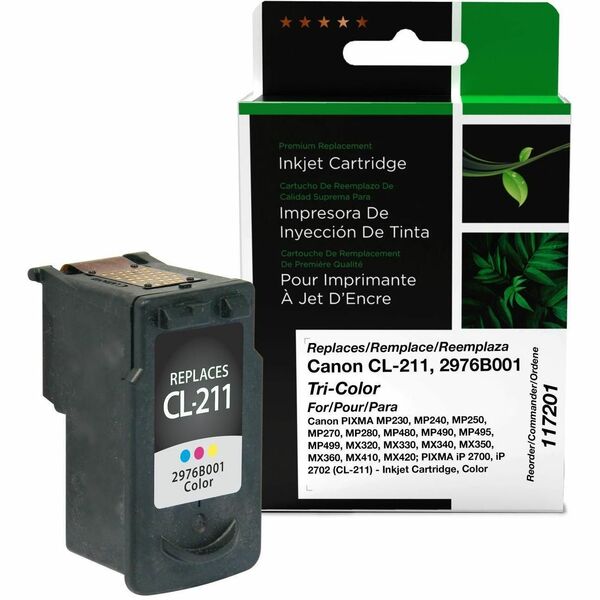 CIG Remanufactured Inkjet Ink Cartridge 2976B001 - Tri-color - 1 Each - 244 Pages