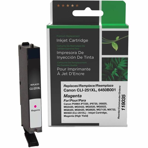 CIG Remanufactured High Yield Inkjet Ink Cartridge 6450B001 - Magenta - 1 Each - 660 Pages