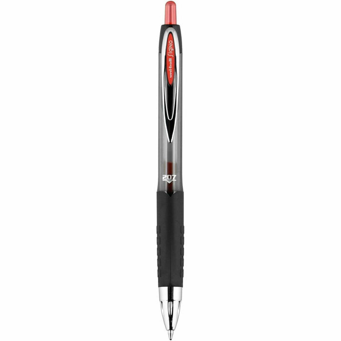 uniball™ 207 Retractable Gel - Refillable - Retractable - Red Ink - Gel-based - 1 Each