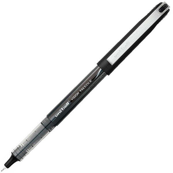 uniball&#8482; Vision Needle Rollerball Pens - 0.5 mm (0.02") Micro Pen Point - Black Ink - 1 Each