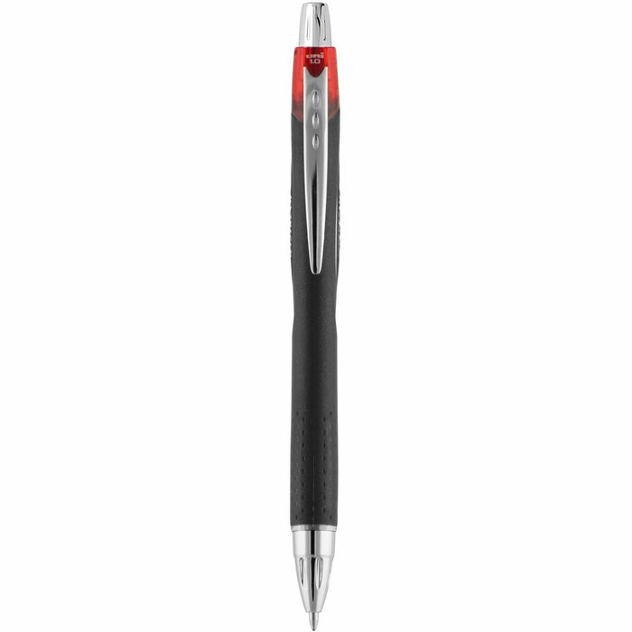 uniball™ Jetstream Retractable Ballpoint Pen - Retractable - Red Ink - Pigment-based - 1 Each