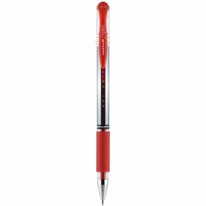 uniball Gel Grip Pens - Red Ink - Gel-based - 1 Each