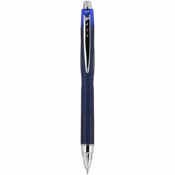 uniball&#8482; Jetstream Retractable Ballpoint Pen - 0.7 mm (0.03") Fine Pen Point - Retractable - Blue Ink - Pigment-based - 1 / Each