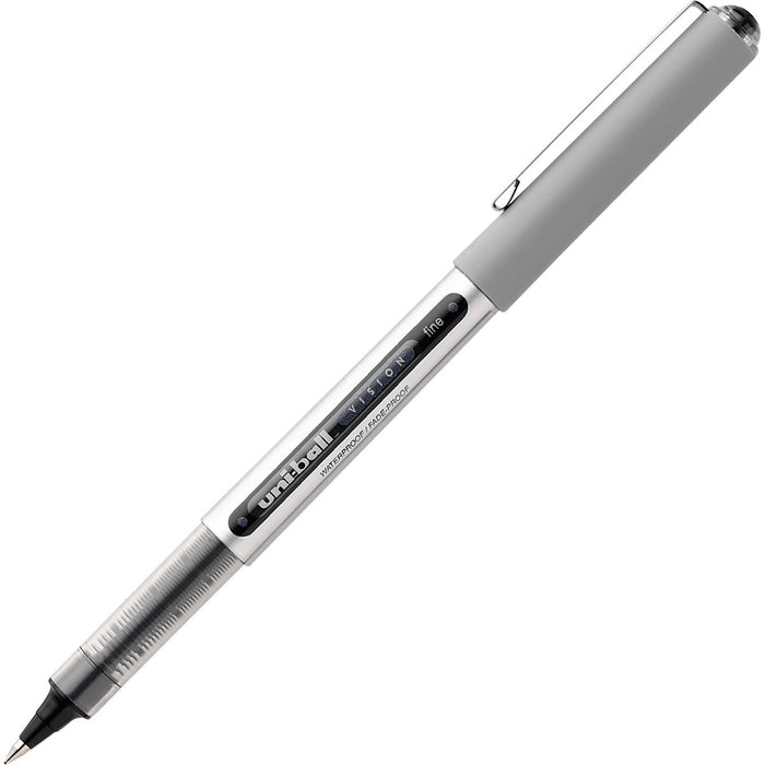 uniball™ Vision Rollerball Pens - Black Ink - Pigment-based - 1 Each