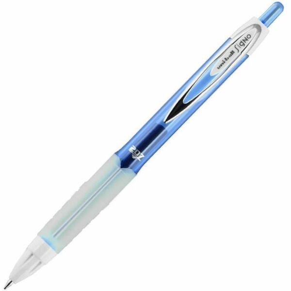 uniball™ 207 Gel Pen - 0.7 mm (0.03") Medium Needle Pen Point - Blue Ink - Gel-based - 1 Each