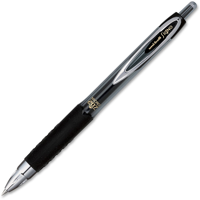 uniball™ 207 Retractable Gel - Refillable - Retractable - Black Ink - Pigment-based - 1 Each