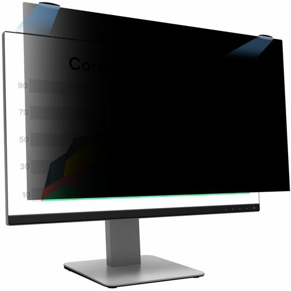 3M Privacy Screen Filter Black - For 24" (609.60 mm) Widescreen LCD Monitor - 16:10 - Scratch Resistant, Fingerprint Resistant - Anti-glare