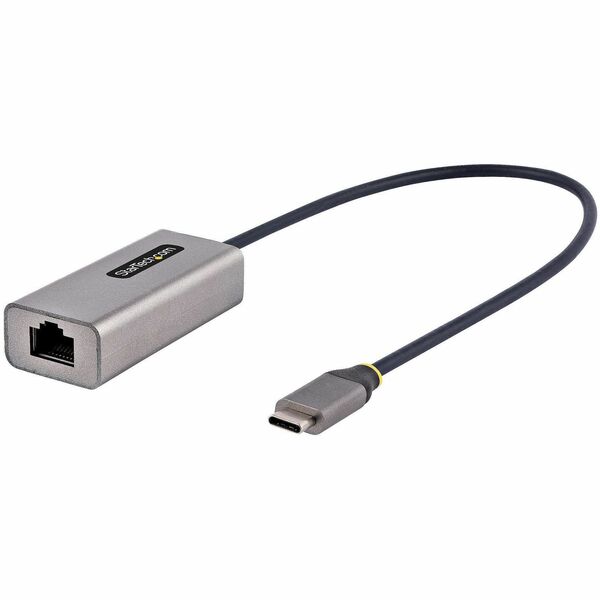 StarTech.com USB-C to Ethernet Adapter, 10/100/1000 Mbps, Gigabit Network Adapter, ASIX AX88179A, 1ft/30cm Cable, Windows/macOS/Linux - This USB to RJ45 adapter supports up to Gigabit speeds and supports 10/100/1000 Mbps network speeds - Built-in 11.8in/3