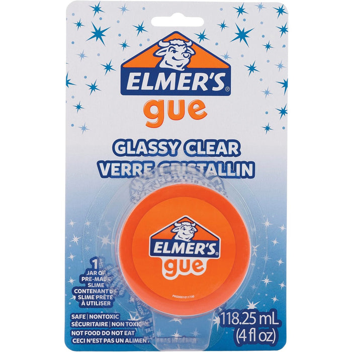 Elmer's Gue Slime Glassy Clear - Fun and Learning - Glassy Clear - 1 Each