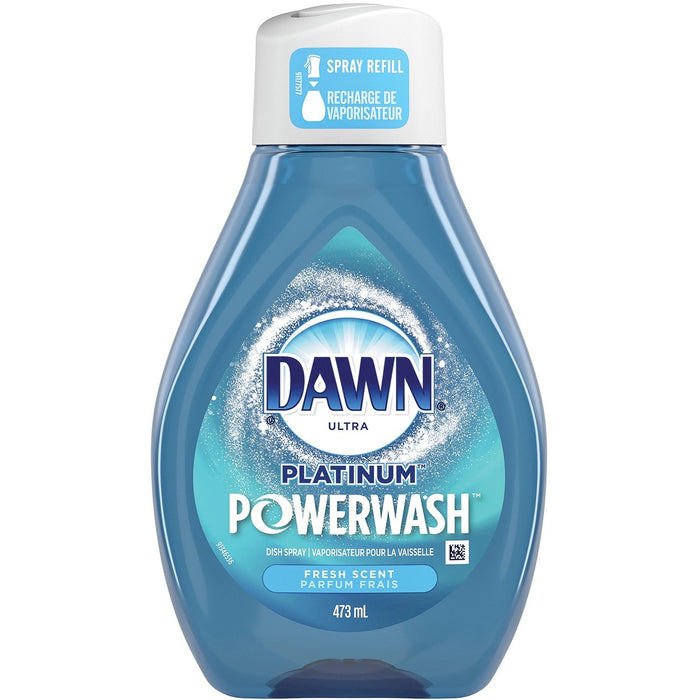 Dawn Platinum Powerwash Dish Spray Refill - 473.18 mL - Fresh Scent - Biodegradable, Refillable - 1 Bottle