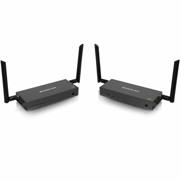 IOGEAR Long Range Wireless 4K Video Transmitter and Receiver Kit with Local Passthrough - 1 Input Device - 2 Output Device - 600 ft (182880 mm) Range - 2 x Network (RJ-45) - 3 x USB - 1 x HDMI In - 2 x HDMI Out - 4K - 4096 x 2160 - Twisted Pair
