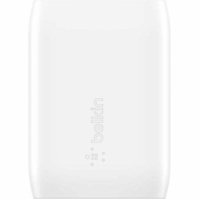 Belkin BoostCharge USB-C PD 3.0 PPS Wall Charger 30W + USB-C to USB-C Cable - 30 W - White - 1 Each