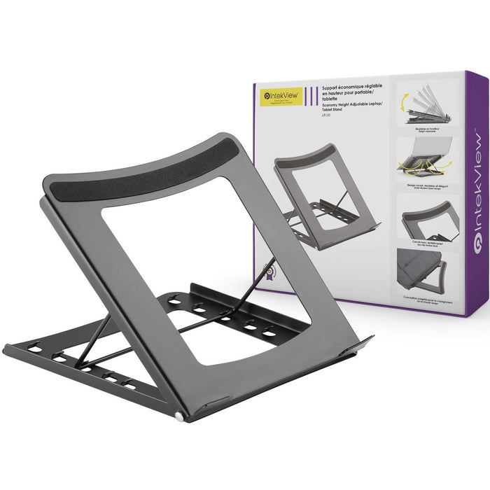 IntekView Height Adjustable Ergonomic Laptop & Tablet Stand