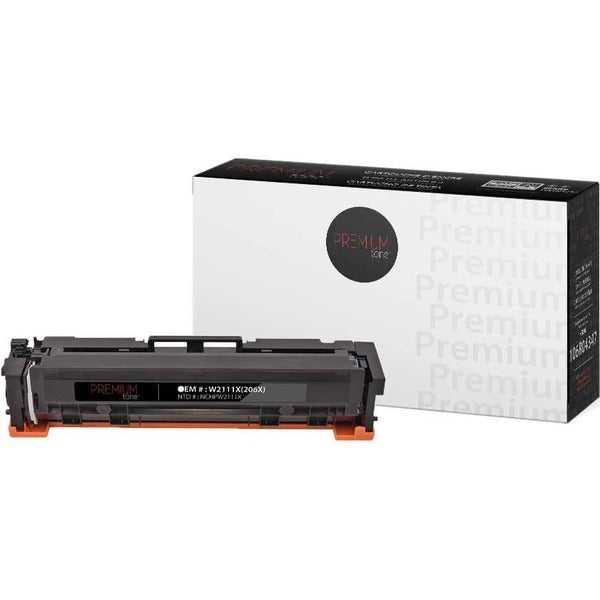 Premium Tone Toner Cartridge - Alternative for Hewlett Packard W2111X - Cyan - 2400 Pages - 1 Pack