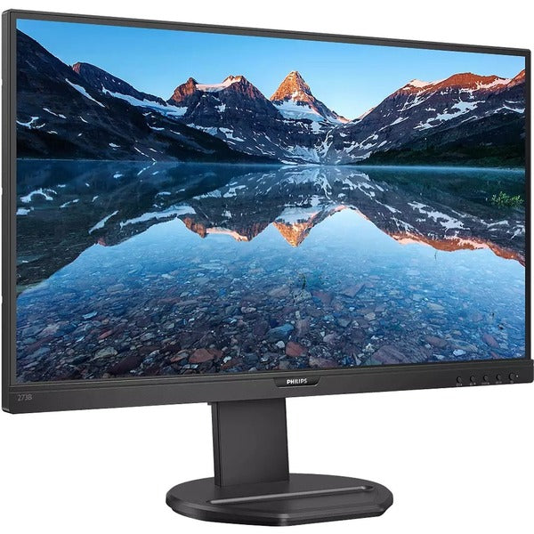 Philips 273B9 27" Class Full HD LCD Monitor - 16:9 - Textured Black - 27" Viewable - In-plane Switching (IPS) Technology - WLED Backlight - 1920 x 1080 - 16.7 Million Colors - Adaptive Sync - 250 cd/m² - 4 ms - Speakers - HDMI - VGA - DisplayPort - U