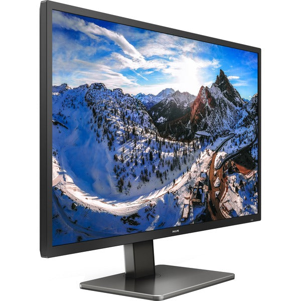 Philips Brilliance 439P1 43" Class 4K UHD LCD Monitor - 16:9 - Textured Black - 42.5" Viewable - Vertical Alignment (VA) - WLED Backlight - 3840 x 2160 - 1.07 Billion Colors - Adaptive Sync - 400 cd/m² - 4 ms - Speakers - HDMI - DisplayPort - KVM Swi