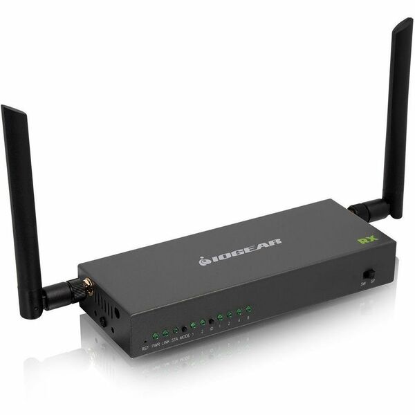 IOGEAR Additional Receiver for GWLRSSKIT4K Long Range Wireless 4K HDMI Video Kit - 600 ft (182880 mm) RangeUSBHDMI Out - 4K - 4096 x 2160