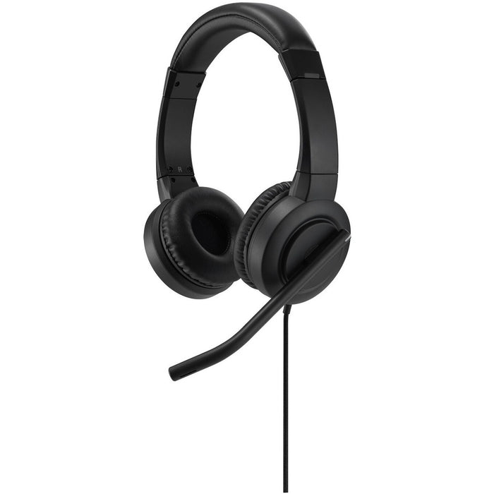 Kensington H1000 USB-C On-Ear Headset - Stereo - USB Type C - Wired - 32 Ohm - 20 Hz to 20 kHz - On-ear, Over-the-head - Binaural - Ear-cup - 6 ft (1.83 m) Cable - Directional, Noise Cancelling Microphone - Black