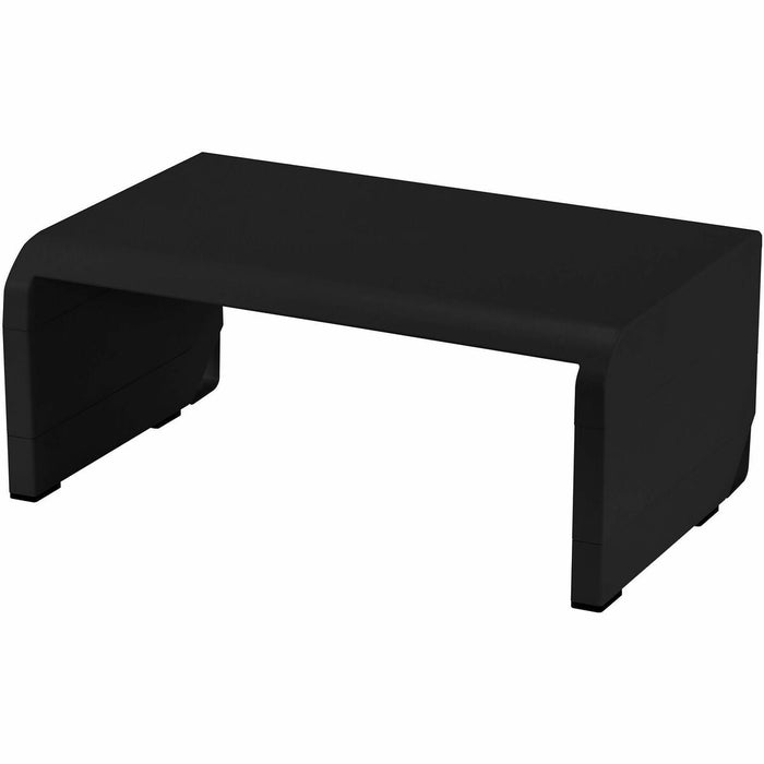 Bostitch Konnect Adjustable Monitor Stand Riser - 4 height adjustments. Built-in cable management. Rubber feet. Black