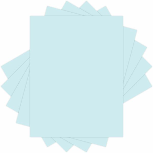 Domtar Colors Multipurpose Paper - Blue - Letter - 8 1/2" (215.90 mm) x 11" (279.40 mm) - 20 lb (9071.85 g) Basis Weight - Smooth - Acid-free - Blue - 500 / Pack