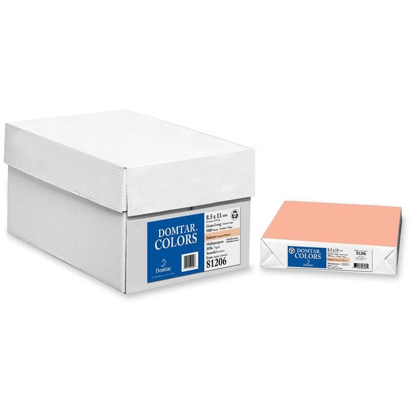 Lettermark Colors Multipurpose Paper - Salmon - Letter - 8 1/2" (215.90 mm) x 11" (279.40 mm) - 20 lb (9071.85 g) Basis Weight - Smooth - Acid-free - Salmon - 500 / Ream