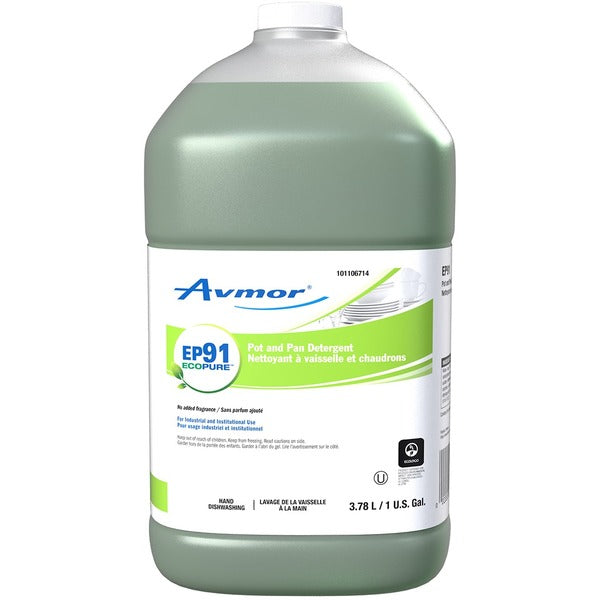 Ecopure Dishwashing Detergent - Concentrate Liquid - 4 L - Citrus Scent - 1 / Each