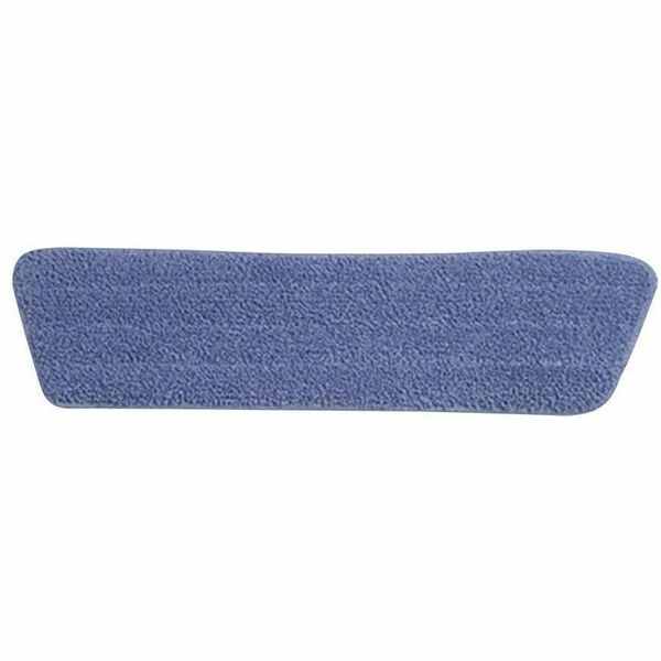 Rubbermaid Commercial Microfiber Damp Mop Refill - MicroFiber, Nylon, Polyester - Blue - 1 Each