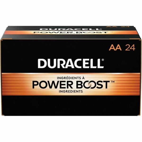 Duracell Coppertop AA Alkaline Batteries - For Multipurpose - AA - 2100 mAh - 1.5 V DCsapceShelf Life - 24 / Box