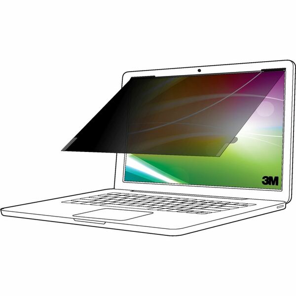 3M™ Bright Screen Privacy Filter for 12.1in Laptop, 16:10, BP121W1B - For 12.1" (307.34 mm) Widescreen LCD 2 in 1 Notebook - 16:10 - Scratch Resistant, Fingerprint Resistant - Anti-glare - 1 Each