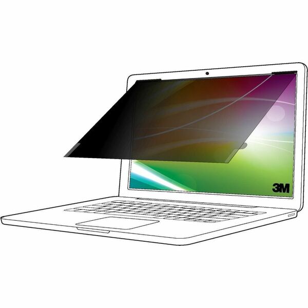 3M™ Bright Screen Privacy Filter for 14in Laptop, 16:10, BP140W1B - For 14" (355.60 mm) Widescreen LCD 2 in 1 Notebook - 16:10 - Scratch Resistant, Fingerprint Resistant - Anti-glare