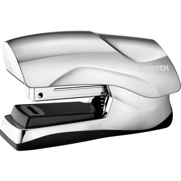 Bostitch Heavy Duty Stapler - Half strip. 40-sheet Capacity. Jam free. Fits into the palm of your hand. Chrome.