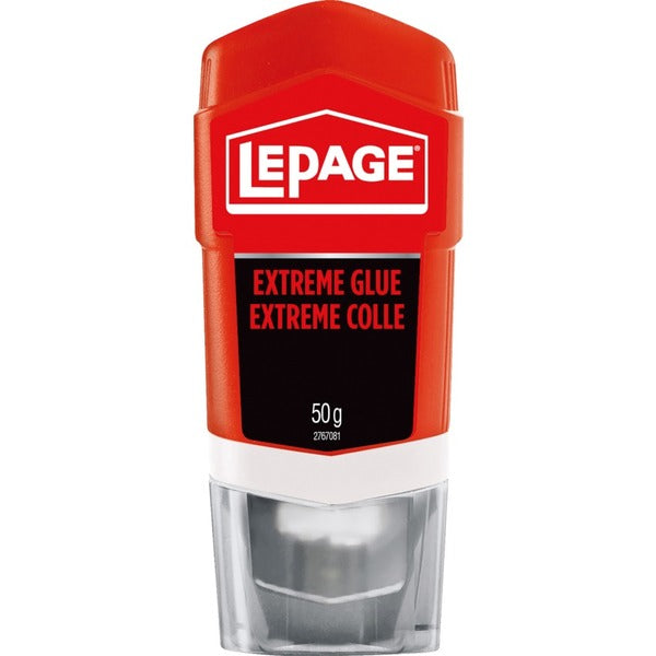 LePage Extreme Glue - 1.76 oz (50 g) - Crystal Clear - 1 Each