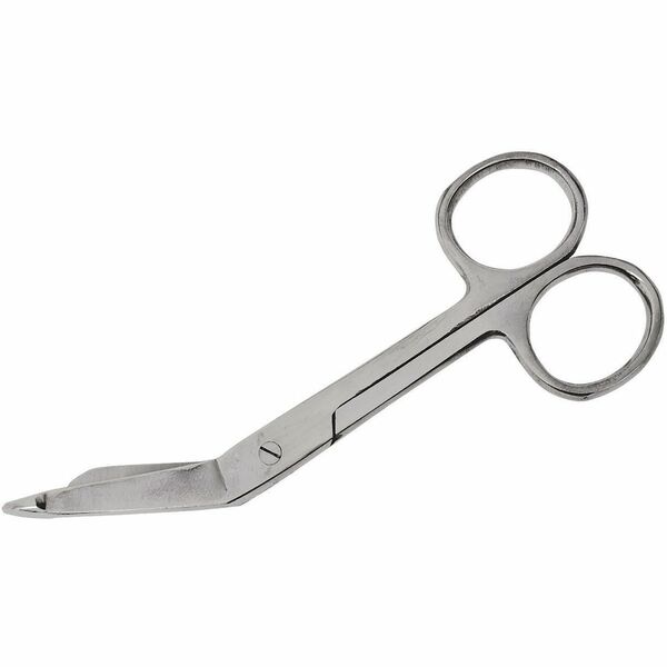 First Aid Central Scissors - 4.50" (114.30 mm) Overall Length - Stainless Steel - Blunted Tip - 1 Each