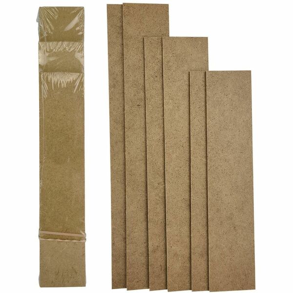 First Aid Central First Aid Splint - 6 x Piece(s) - Brown - 6 / Pack