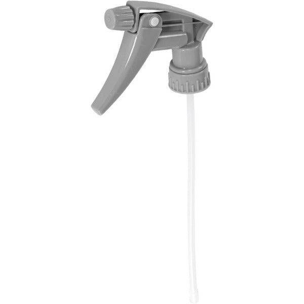 Globe Chemical-Resistant Trigger Sprayer - Gray - 1 Each