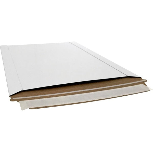 Spicers Stayflats Envelope - Mailing/Shipping - 6" (152.40 mm) Width x 8" (203.20 mm) Length - Self-sealing - White - Cardboard - 100 / Case