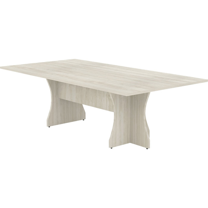 HDL Innovations Series Boardroom Table - Rectangle - 29" (736.60 mm) Height x 48" (1219.20 mm) Width x 96" (2438.40 mm) Depth x 1" (25.40 mm) Thickness Top - Band Edge - Finish: Winter Wood - Durable, Expandable - For Boardroom, Commercial - 1 Each