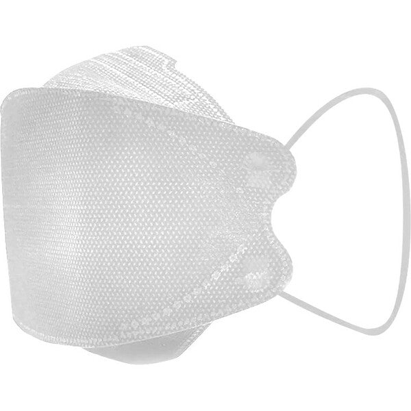 Globe KN95 Formfitting Masks (20 Boxes of 20) - Recommended for: Food Service, Cleaning, Industrial, Salon - Adult - Non-woven Fabric, Fabric - White - Graphene-free, Comfortable - 20 / Box
