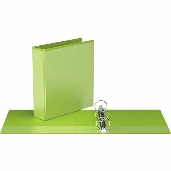 Davis Group Easyview Premium, Round Ring, Customizable, View Binder, 1 Each (Lime Green, 2") - 2" (50.80 mm) Binder Capacity - Letter - 8 1/2" (215.90 mm) x 11" (279.40 mm) Sheet Size - 400 Sheet Capacity - 3 Ring - Fastener: Round Ring - Pocket: 2, Insid