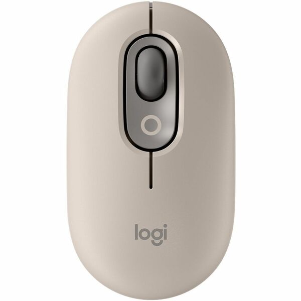 Logitech POP Wireless Mouse - Optical - Wireless - 32.81 ft (10000 mm) - Bluetooth - Mist - USB - 4000 dpi - Scroll Wheel - 4 Button(s) - Symmetrical - 1 x AA Battery Supported - 2 Year Battery Run Time - 1 Each