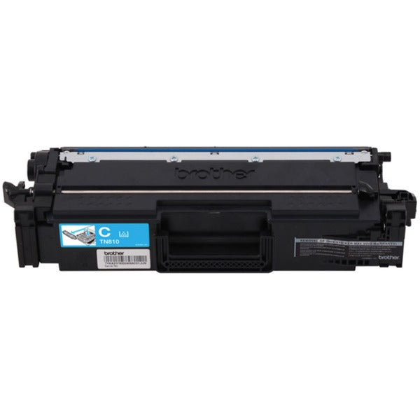 Brother TN810C Original Standard Yield Laser Toner Cartridge - Cyan - 1 Each - 6500 Pages