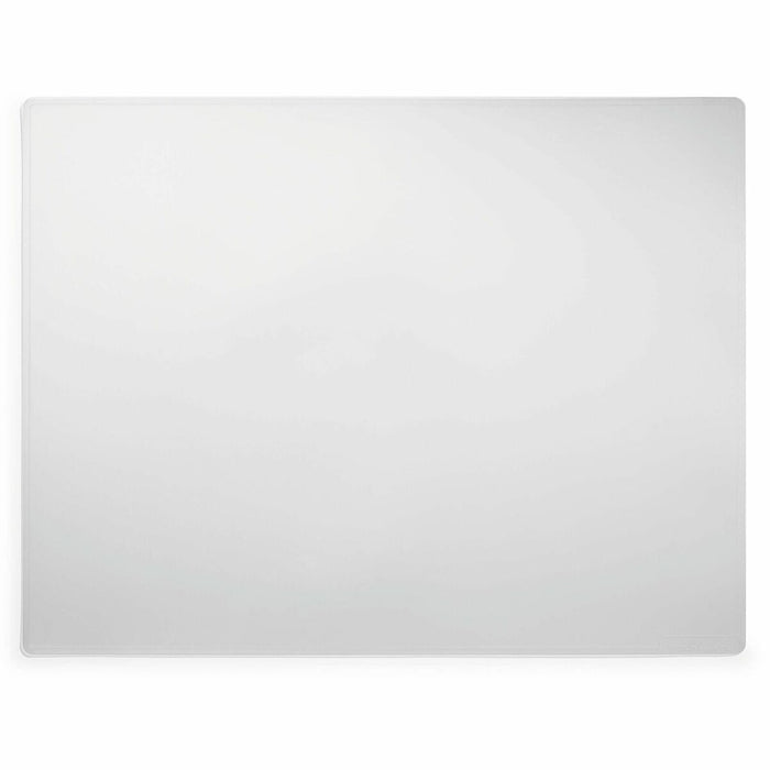 Non-slip desk mat with contoured edges made from PP which provides a comfortable writing surface - Office - 19.69" (500 mm) Length x 25.59" (650 mm) Width - Rectangular - Polypropylene, Plastic - Transparent - 1 Each