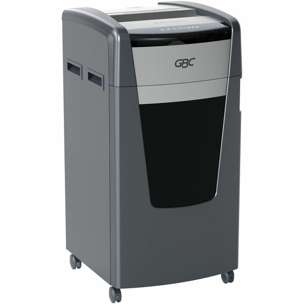 GBC Momentum Paper Shredder, M20-32, Micro-Cut, Anti-Jam, 20 Sheets - Continuous Shredder - Micro Cut - 20 Per Pass - for shredding CD, Credit Card, Junk Mail, Staples, Paper Clip, DVD - 0.1" (1.98 mm) x 0.6" (15.08 mm) Shred Size - 12" (304.80 mm) Throat