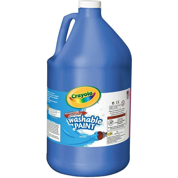Crayola Activity Paint - Liquid - Blue - 3.79 L - Washable - 1 Each