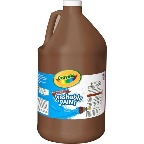 Crayola Activity Paint - Liquid - Brown - 3.79 L - Washable - 1 Each