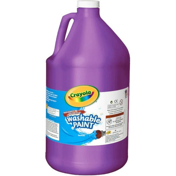 Crayola Activity Paint - Liquid - Violet - 3.79 L - Washable - 1 Each