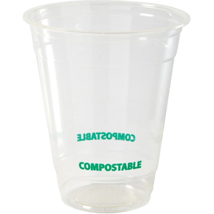 Eco Guardian 16 oz PLA Clear Cold Drink Cups - 473.18 mL - Polylactic Acid (PLA) - Iced Tea, Iced Coffee, Soda, Juice, Slush Drink - 50 / Pack