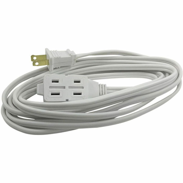 Exponent Microport Power Extension Cord - 16 Gauge - 125 V AC / 13 A - White - 6 ft (1.83 m) Cord Length - 1